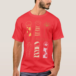 Stay PawSitive Cat paw lover motivation T-Shirt