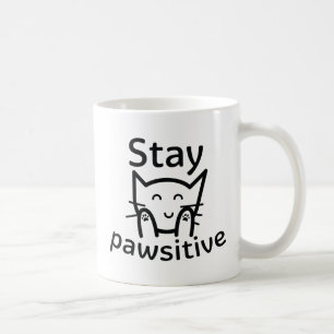 Stay Pawsitive Coffee Mug