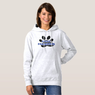 Stay Pawsitive Funny Animal Paw Hoodie