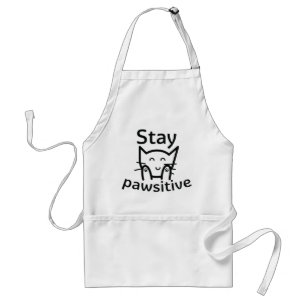 Stay Pawsitive Standard Apron