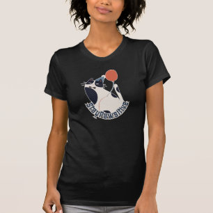 Stay Pawsitive Women's Slim Fit Tuxedo Cat Birthda T-Shirt