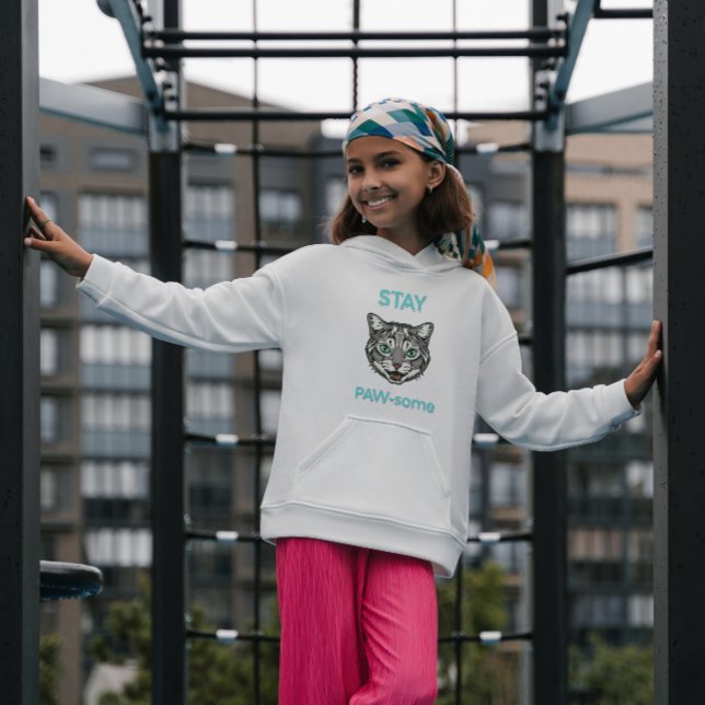 Stay Pawsome pun cat (Creator Uploaded)