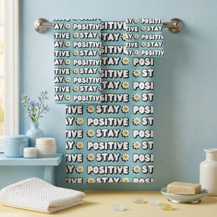 Stay Positive Bath Towel Set