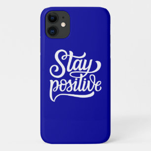 Stay Positive Blue Case-Mate iPhone Case