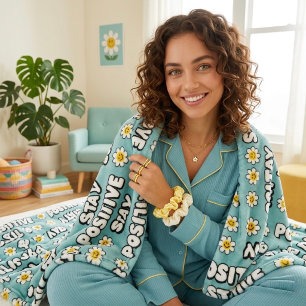 Stay Positive Fleece Blanket