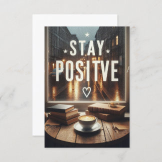 stay positive invitation