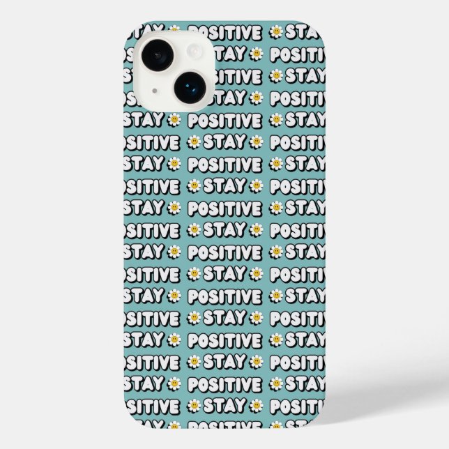 Stay Positive iPhone Case (Back)
