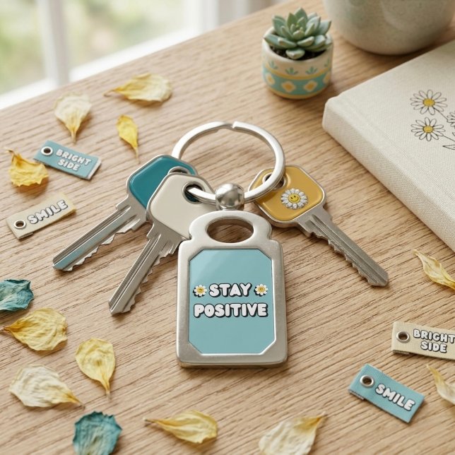 Stay Positive Key Ring (Creator Uploaded)