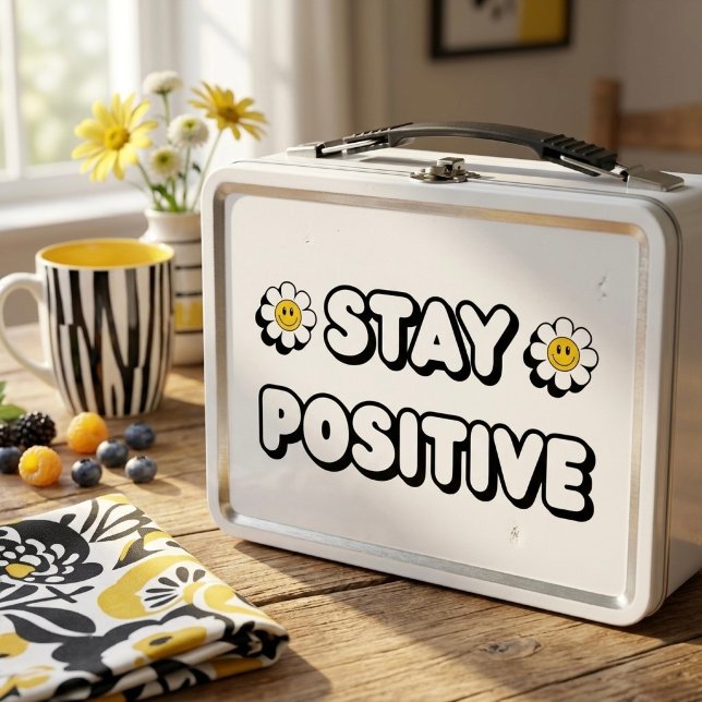 Stay Positive Metal Lunch Box (Creator Uploaded)