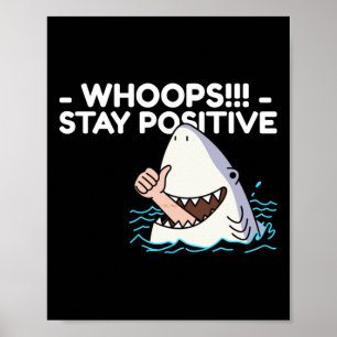 Stay Positive Sticker3  Poster
