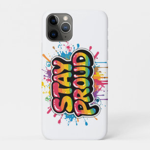 Stay Proud - Rainbow Pride LGBTQ+ Quote  Case-Mate iPhone Case