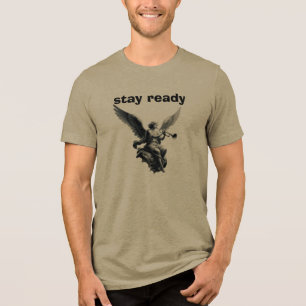 Stay Ready – Psalm 23 T-shirt. Tri-Blend Shirt