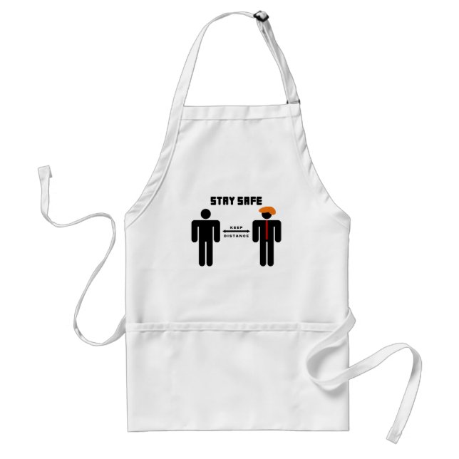 Stay Safe People Clown Standard Apron (Front)