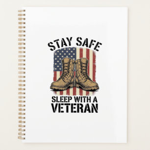 Stay Safe Sleep With A Veteran Vintage Boots Shirt Planner