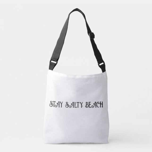 Stay Salty, Beach Crossbody Bag (Front)