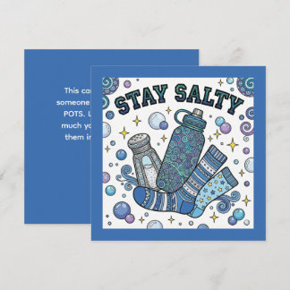 Stay Salty Dysautonomia/POTS Personalized Card