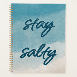 Stay Salty- Ocean Abstract Planner Coastal Design