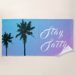 Stay Salty Palm Beach Towel
