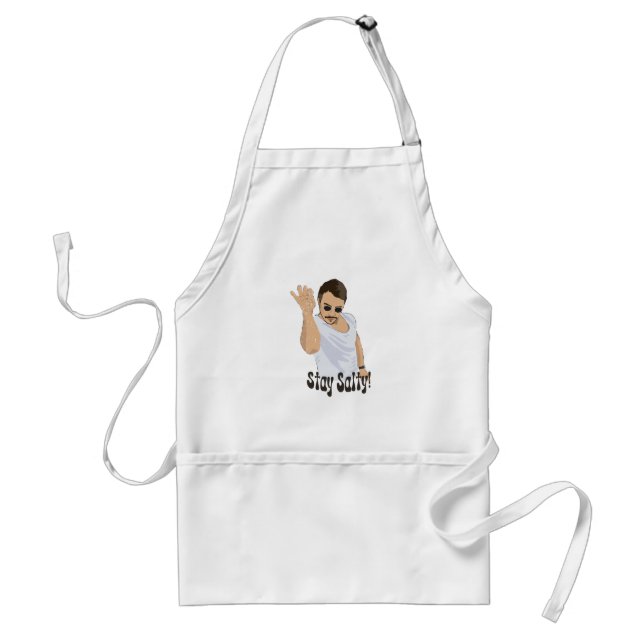 Stay Salty Salt Bae Funny Meme Standard Apron (Front)