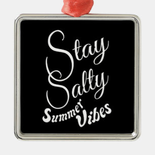 Stay Salty Summer Vibes Metal Tree Decoration