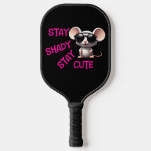 Stay Shady, Stay Cute Mouse Pickleball Paddle