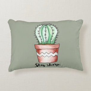 Stay Sharp Cactus Decorative Cushion