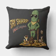 Stay Sharp Desert Legend Cowboy Cactus Illustratio