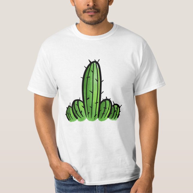 Stay Sharp, Flip Off the World T-Shirt (Front)