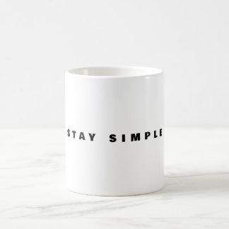 Stay Simple Mug | Minimal Quote