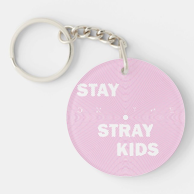 Stay Spiral  Key Ring (Front)