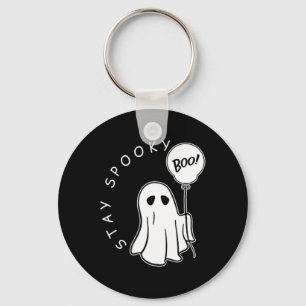 Stay Spooky Boo Cute Ghost Halloween Spooky Season Key Ring