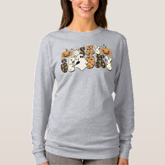 Stay Spooky | Cute Funny Halloween Retro Ghost T-Shirt
