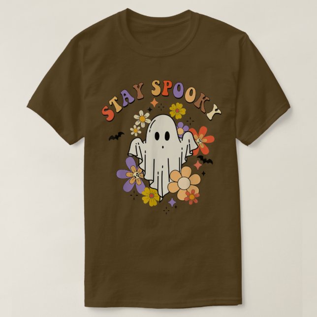 Stay Spooky Cute Ghost 184 T-Shirt (Design Front)