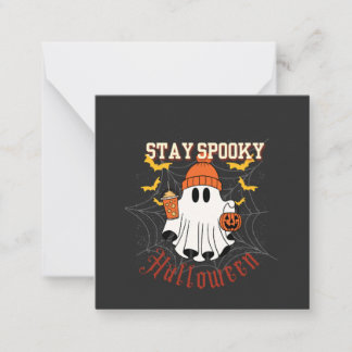 Stay Spooky Ghost Halloween Card