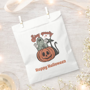 Stay Spooky Ghost Jack-O' Lantern Happy Halloween Favour Bags