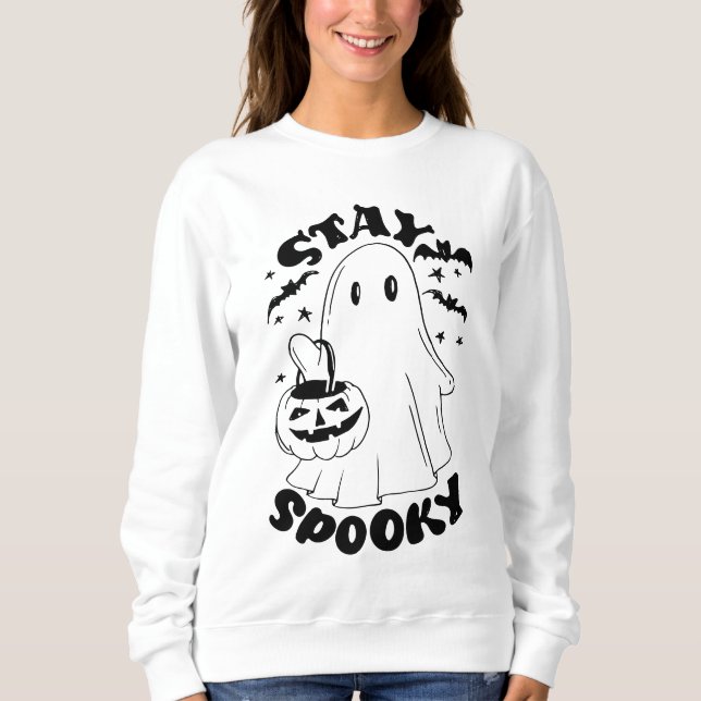 Stay Spooky Ghost Sweatshirt (Front)