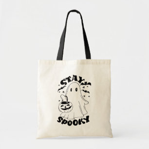 Stay Spooky Ghost Tote Bag