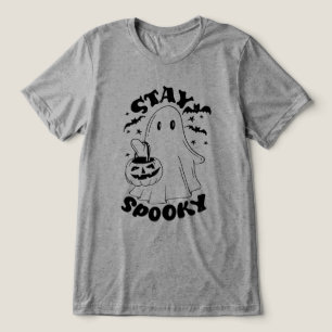 Stay Spooky Ghost Tri-Blend Shirt