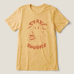 Stay Spooky Ghost Tri-Blend Shirt