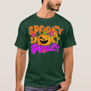 Stay Spooky Pumpkin Head Funny Halloween Costume 1 T-Shirt