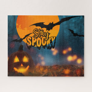 Stay Spooky Scary Halloween Night  Jigsaw Puzzle