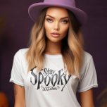 Stay Spooky Witches Witch Halloween Funny T-Shirt<br><div class="desc">Evoke the enchantment of Halloween with our 'Stay Spooky Witches' funny t-shirts. Dive into a world of wicked humour and eerie style, as you celebrate the spookiest season. Celebrate the season with a twist of humour, making a statement that's both eerie and entertaining. A bewitching addition to your Halloween wardrobe...</div>