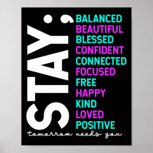 Stay Stay Strong Prevention Awareness Week Graphic Poster