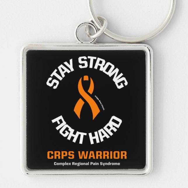 STAY STRONG FIGHT HARD...CRPS KEY RING (Front)