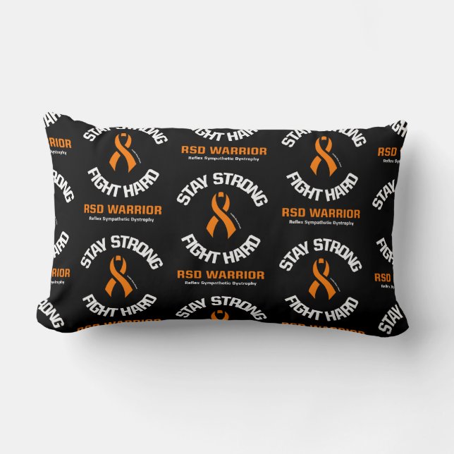 STAY STRONG FIGHT HARD...RSD LUMBAR CUSHION (Front)