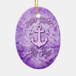 Stay strong nautical pancreatic cancer products. ceramic tree decoration