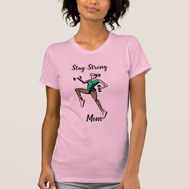 Stay Strong Personalized Support T-Shirt |  (Front)