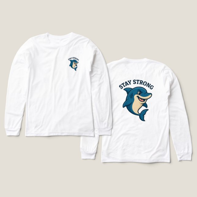 Stay Strong Splash Tri-Blend Shirt (Design Front & Back)