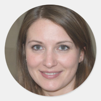 Stay Strong, Stay Positive Classic Round Sticker