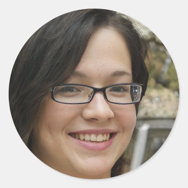 Stay Strong, Stay Positive Classic Round Sticker (Front)